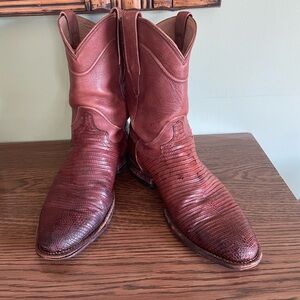Vintage Lizard Skin Roper Boots
